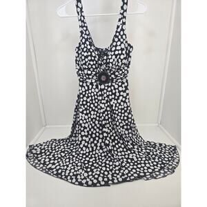 Lot of 2 Women’s Dresses En Focus Studio 10 Black White Lucy & Co L Green Purple